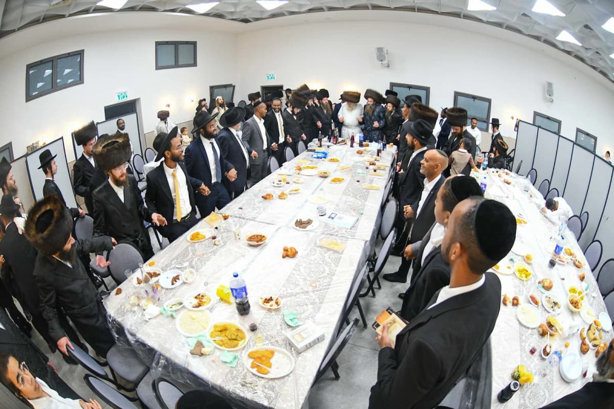בזמן שהפוליטיקאים מקוששים קולות; האדמו"ר החסידי כבש את עמנואל