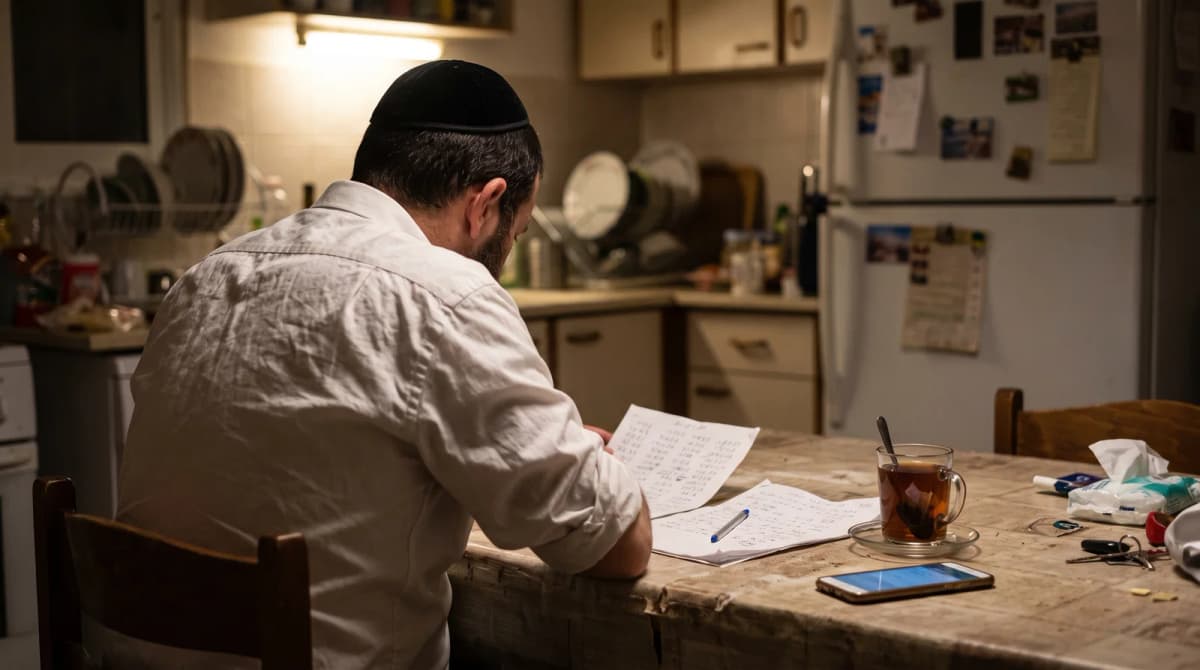 "אני לא שווה כלום" - האברך שיצא לעבוד ולא ישן בלילה והקשר לאברהם אבינו