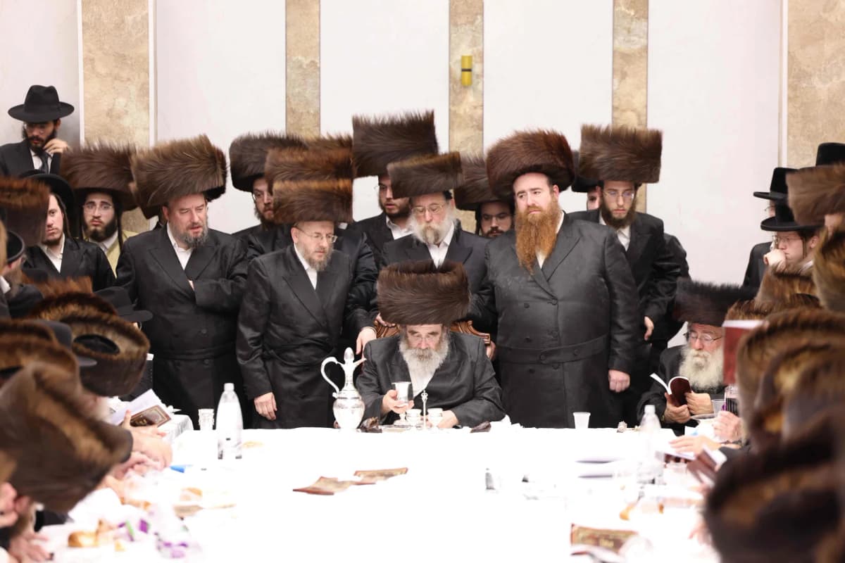 שבת של רוממות: צפו בתיעוד מצאת השבת במחיצת האדמו"ר מסטוטשין