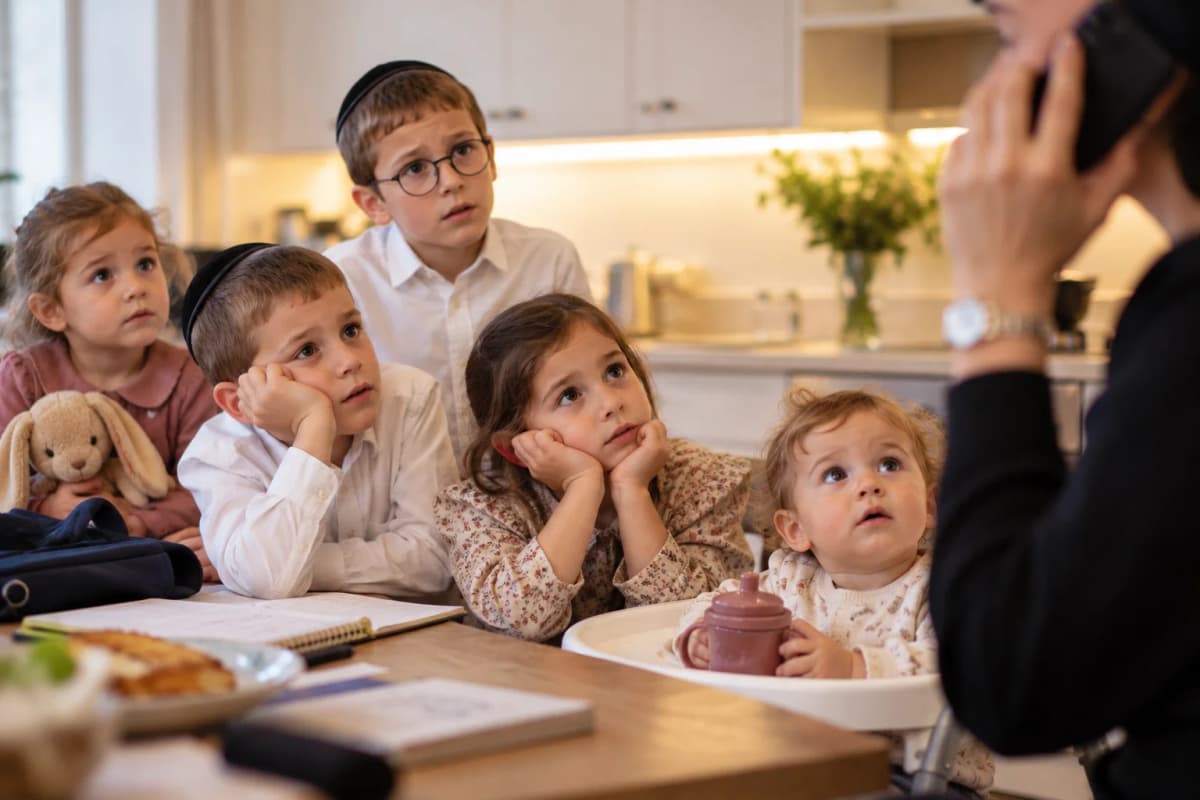 "אמא, למה לכולם את נחמדה ורק עלינו את כועסת?"