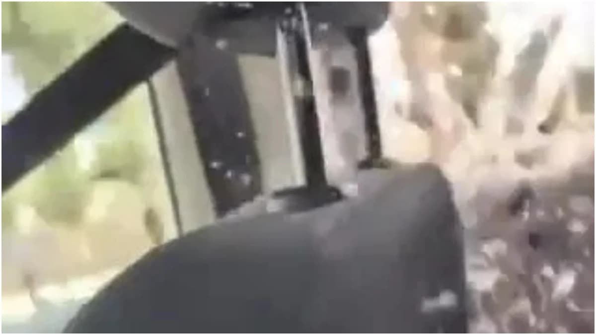 המועמדת ברשימה של וינטר הותקפה באבנים: "כולם בסדר?" | צפו