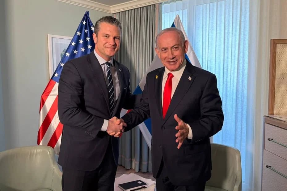 נערכים לחידוש המלחמה? שר המלחמה האמריקני נחת בחשאי בישראל ונפגש עם רה"מ נתניהו