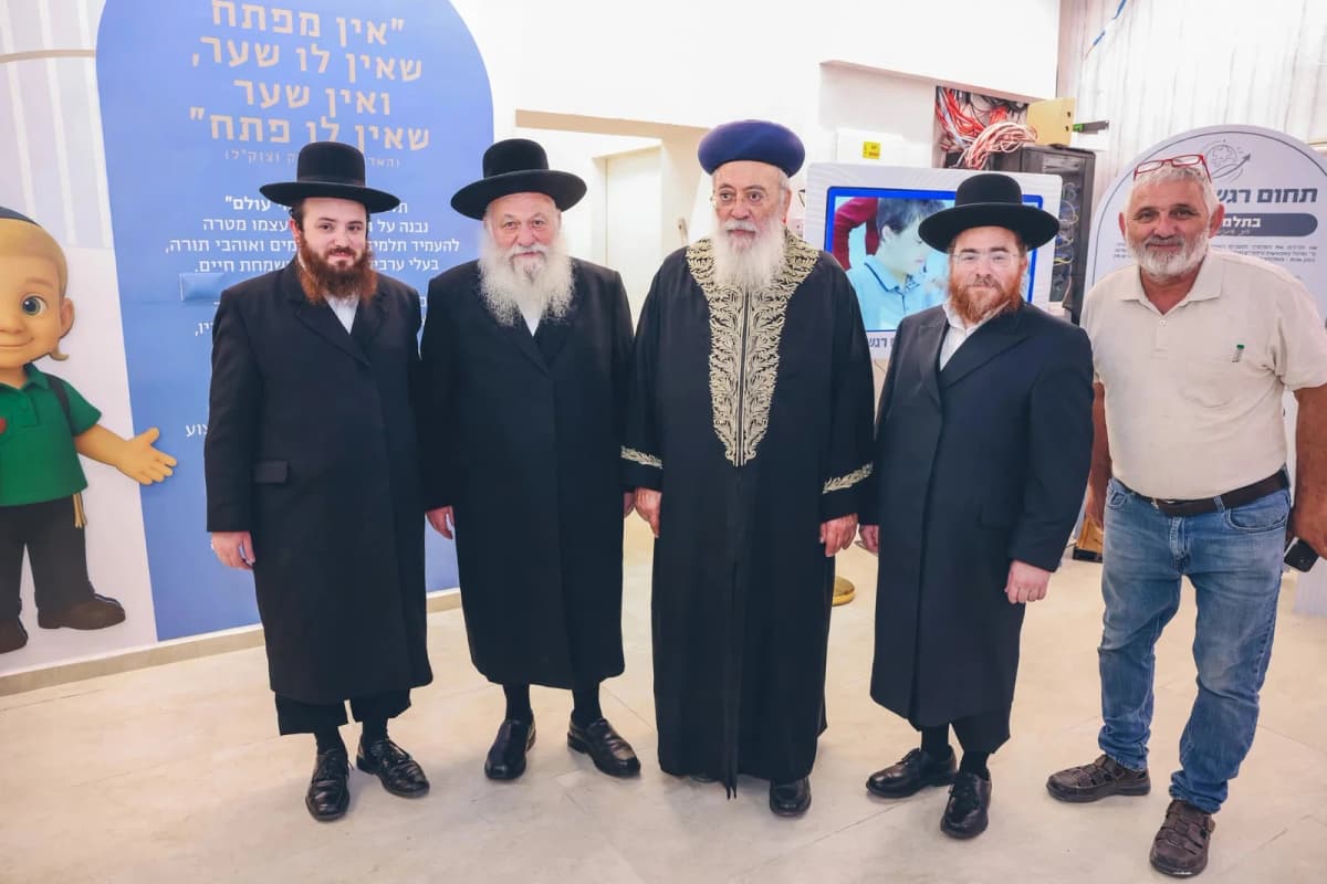 גדוי"י הגיעו לשמוח ולחגוג עם הילדים המיוחדים בחיידר החדש