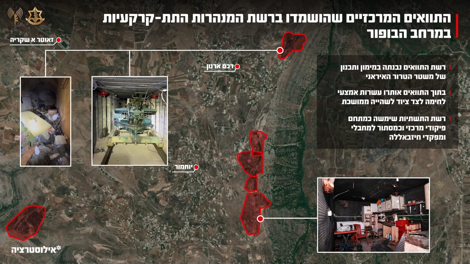 Iranian Funded Base Eliminated: Multi Level Subterranean Command Center Blown Up in Southern Lebanon