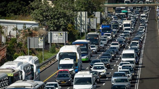 בשיא שעות העומס: הצומת העמוסה בישראל נחסמה לתנועה