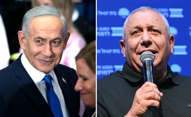 איזנקוט עם 48%, נתניהו עם 28% - מה חושבים המהמרים בפולימרקט?