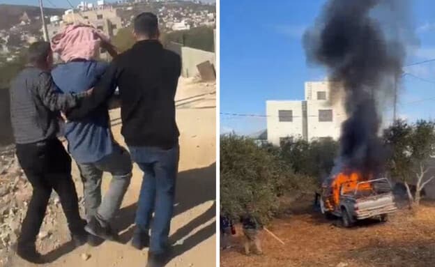 דיווחים פלסטיניים על שורת תקריות אלימות של פורעים יהודים ביו"ש: "תלמידים פונו מבית ספר"