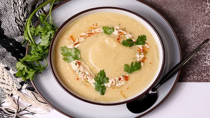 Creamy Broccoli Cauliflower Soup