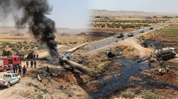 В Сирии повреждены два ключевых трубопровода в провинциях Хасака и Хомс