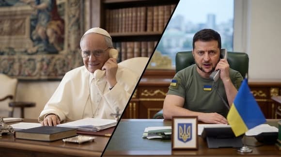 Папа римский Лев XIV обсудил с Зеленским гуманитарный кризис в Алешках