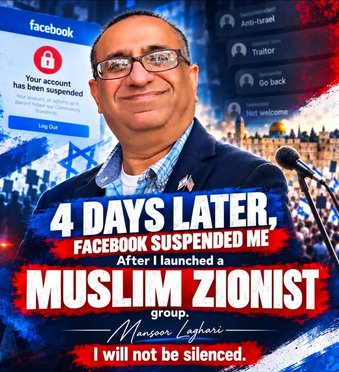 I Founded Muslim Zionist. Facebook Suspended Me.