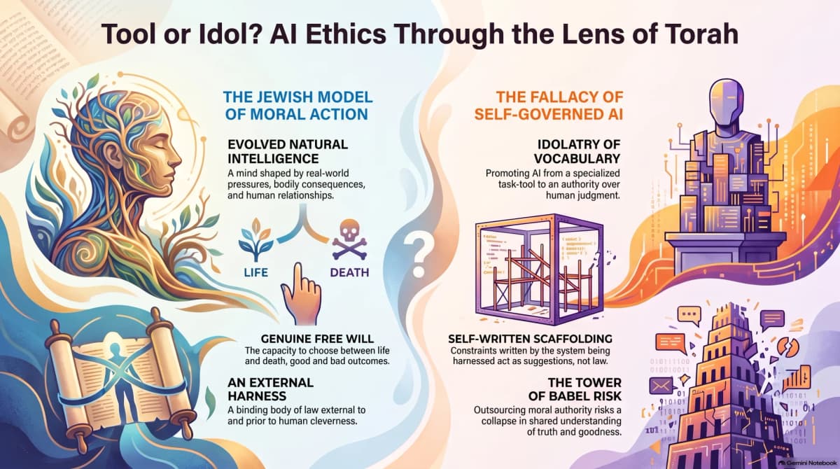 Superintelligence Is an Idol, and Torah Is the Harness It Cannot Write