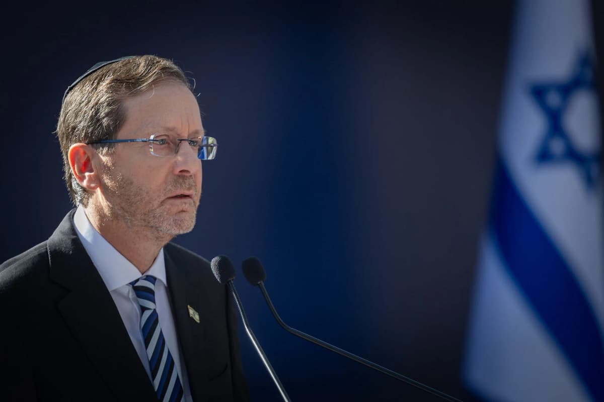 ‘Words kill’: Herzog pleads for civility ahead of election at Rabin memorial ceremony