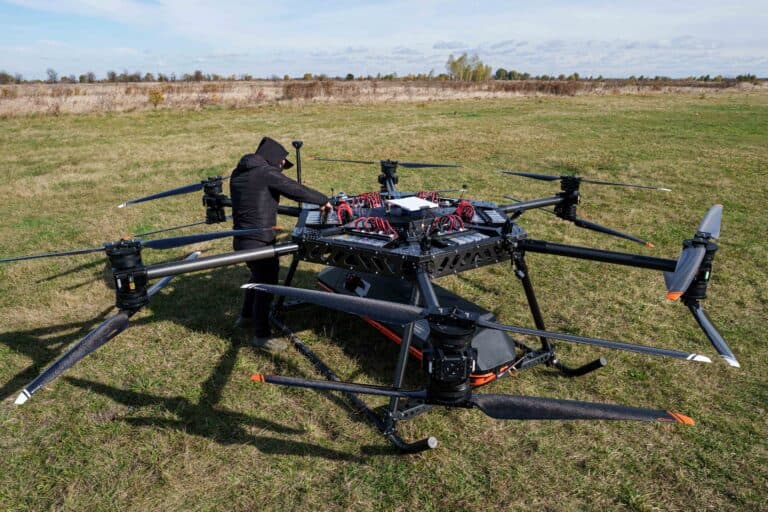AP Gets Exclusive Look At ‘Stargate,’ Ukraine’s First Aerial Drone To Evacuate Wounded Soldiers