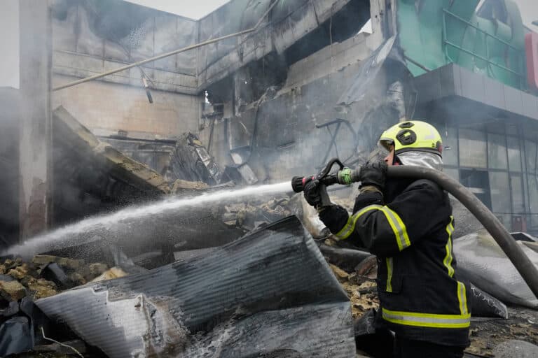 Russian Missiles Pound Kyiv As Moscow Says Over 800 Ukrainian Drones Downed
