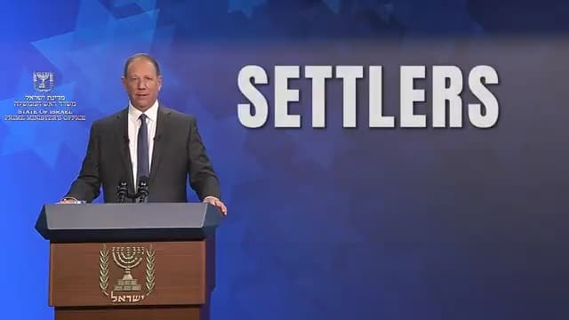Israeli Spokesman Challenges Narrative Portraying Settlers As Main Threat In Judea And Samaria