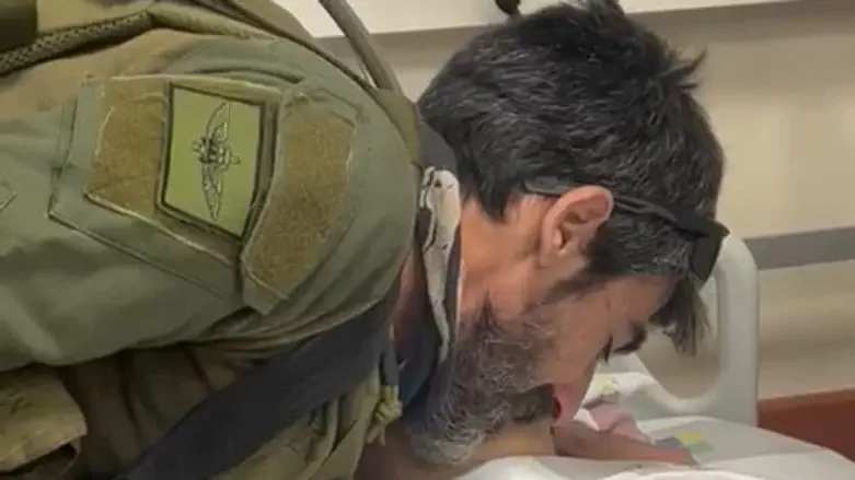 הוקפץ מהלחימה בעזה לבית החולים, וחצי שעה אחרי הפרידה אשתו נפטרה