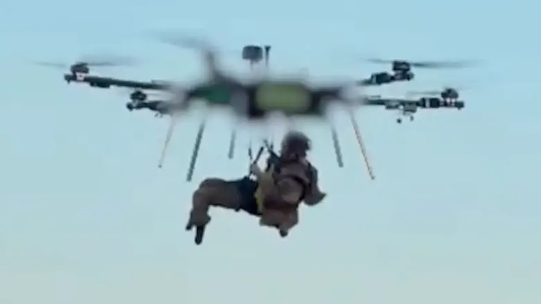 World first? Wounded soldier evacuated from front lines by drone