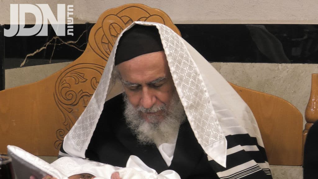 שמחת הברית לנין הגאון רבי יצחק רצאבי גאב"ד 'פעולת צדיק'