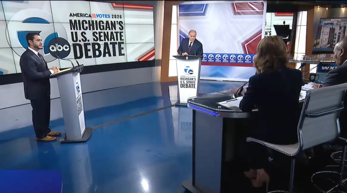 In final Michigan Senate debate, Rogers says Jewish Democrats ‘afraid’ of El-Sayed
