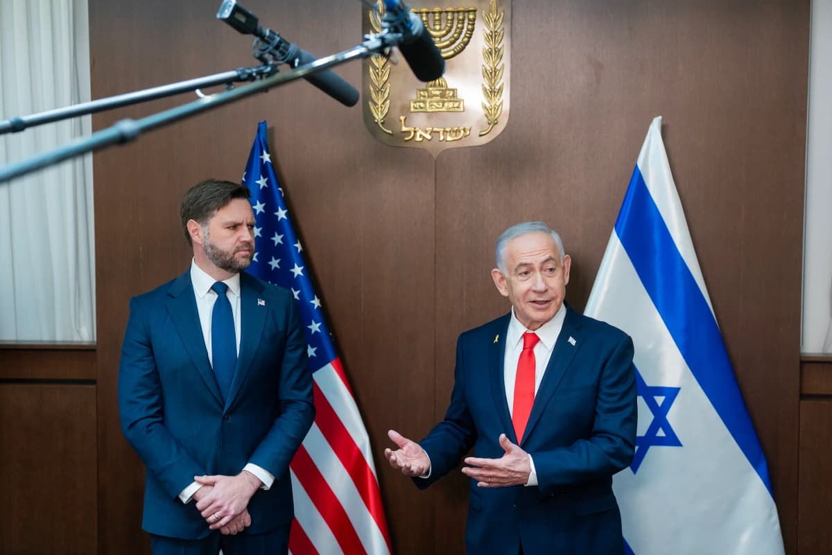 Vance declines to endorse Netanyahu, a day after Trump backs prime minister