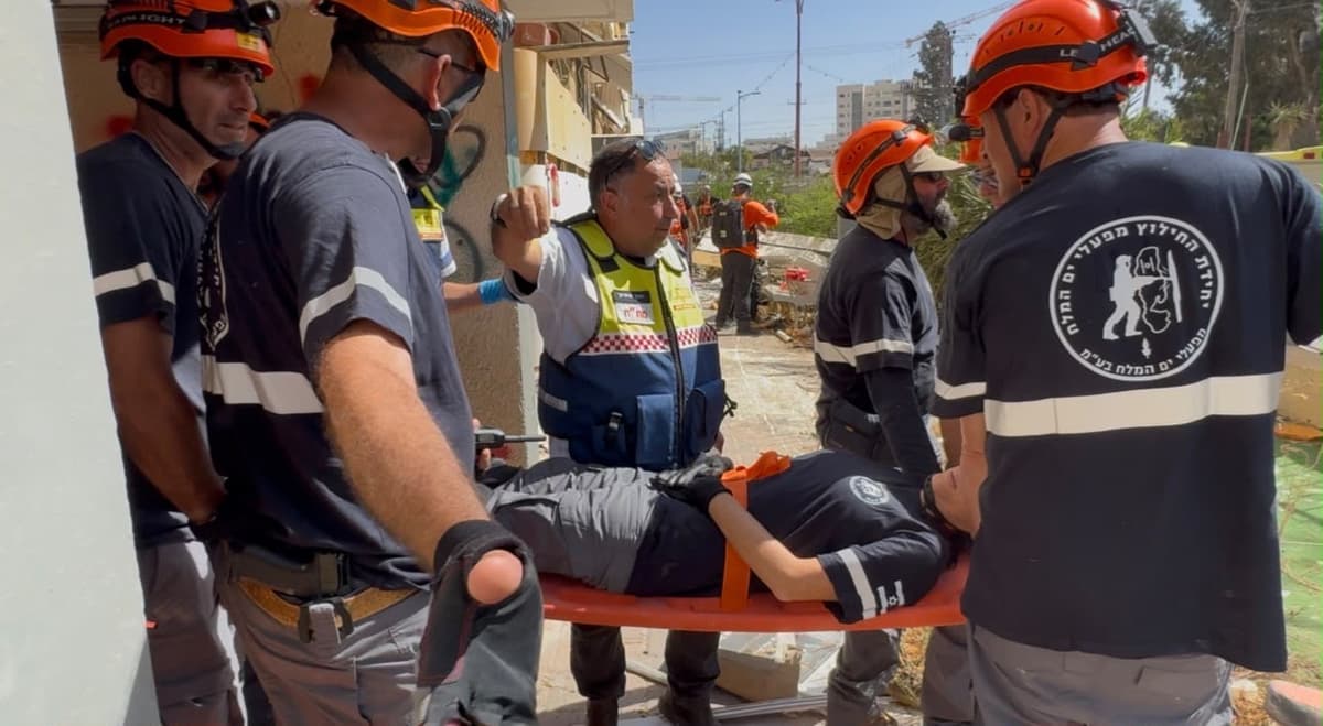 תרחיש של פגיעת טיל ועשרות נפגעים: תרגיל חירום נרחב בדימונה