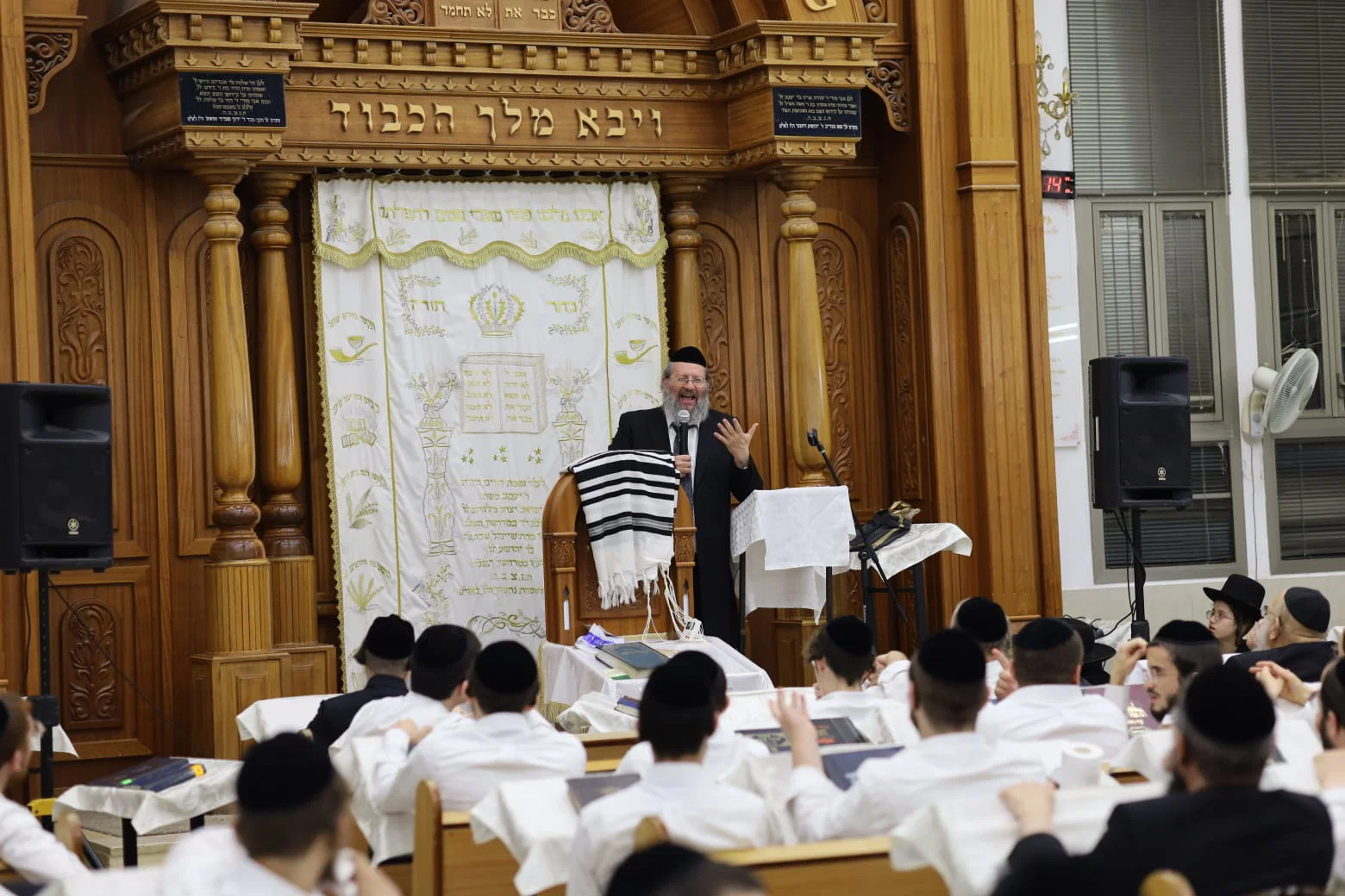 בית המדרש געש; הר"מ מ'נתיב הדעת', במעמד ריתחא דאורייתא בזכרון יעקב