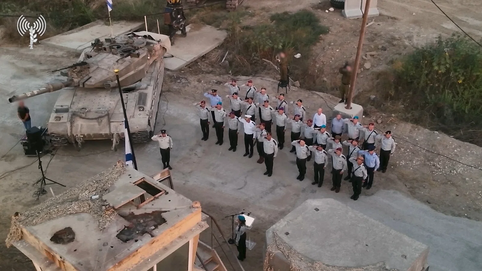 פורום מטכ"ל קיים מעמד זיכרון בבסיס זיקים לציון שלוש שנים לטבח ה-7 באוקטובר