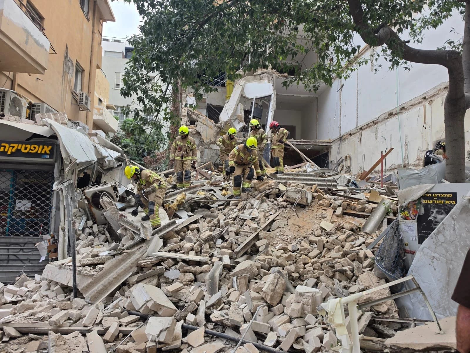 אחרי קריסת הבניין בתל אביב: אלו הממצאים החמורים שהתגלו