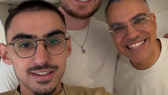 Rom Braslavski Reunites With IDF Spokesman Who Became His Lifeline in Gaza