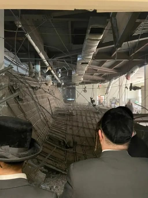 Ceiling Collapses in Historic Skver Synagogue in New York; No Injuries Reported