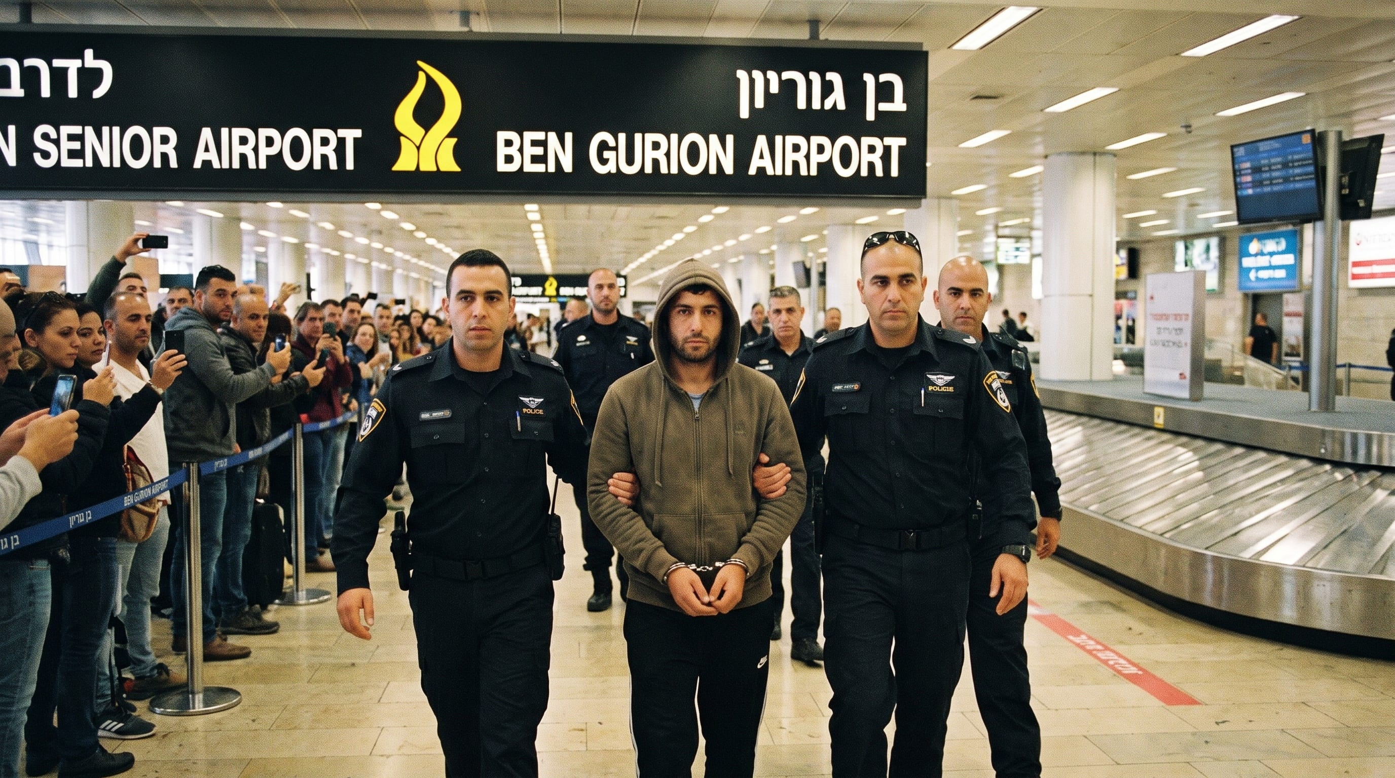 Fugitive Arrested at Ben Gurion Airport After Five Years on the Run