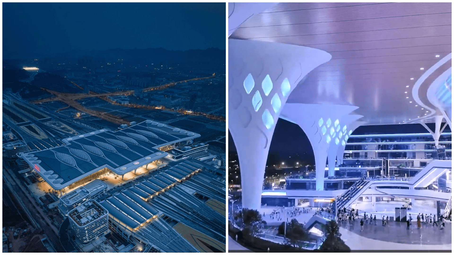 China Opens World's Largest Railway Station in Chongqing | WATCH
