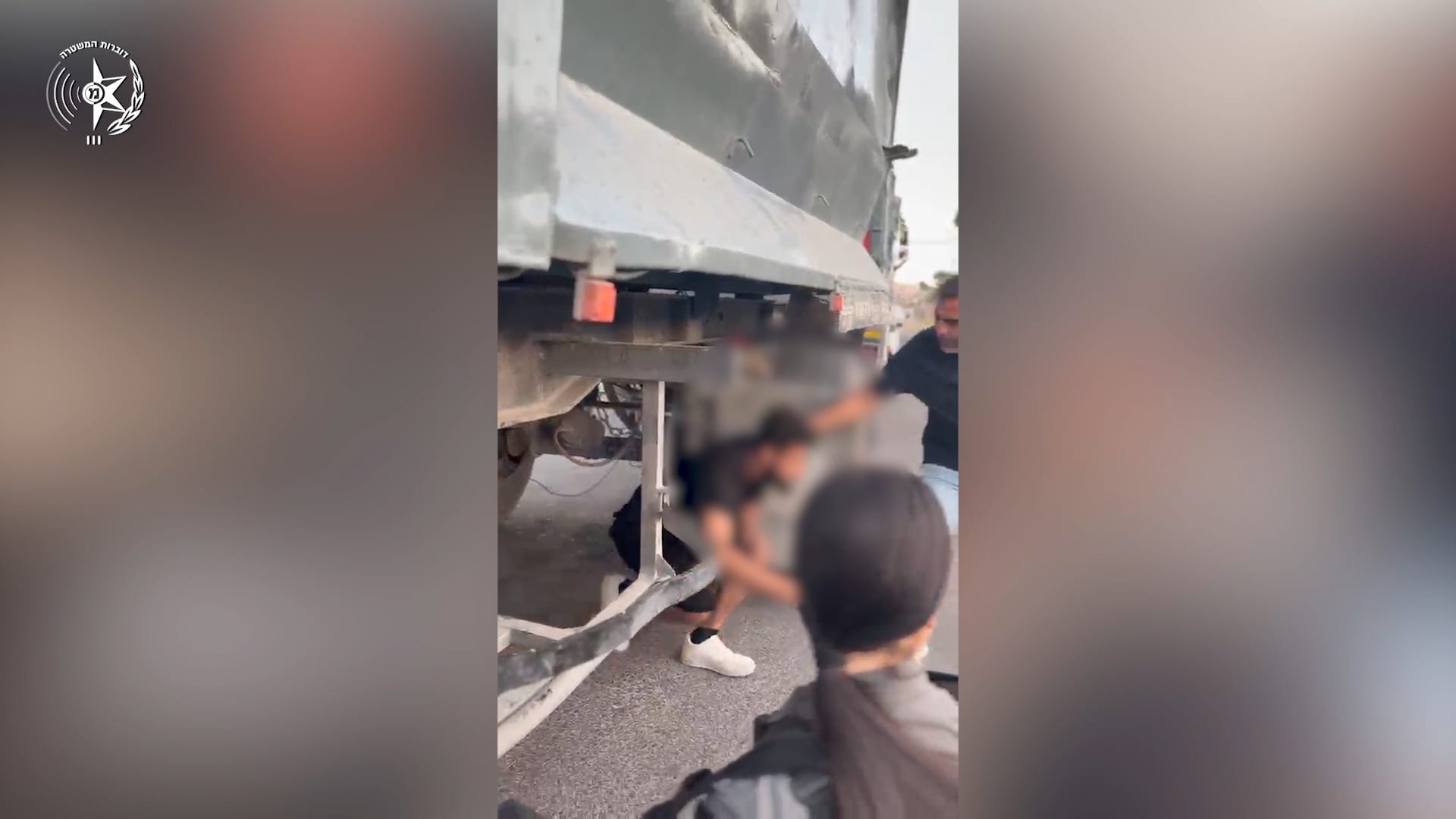 Israeli Border Police Uncover 16 Palestinians Hidden in Truck's False Compartment | WATCH