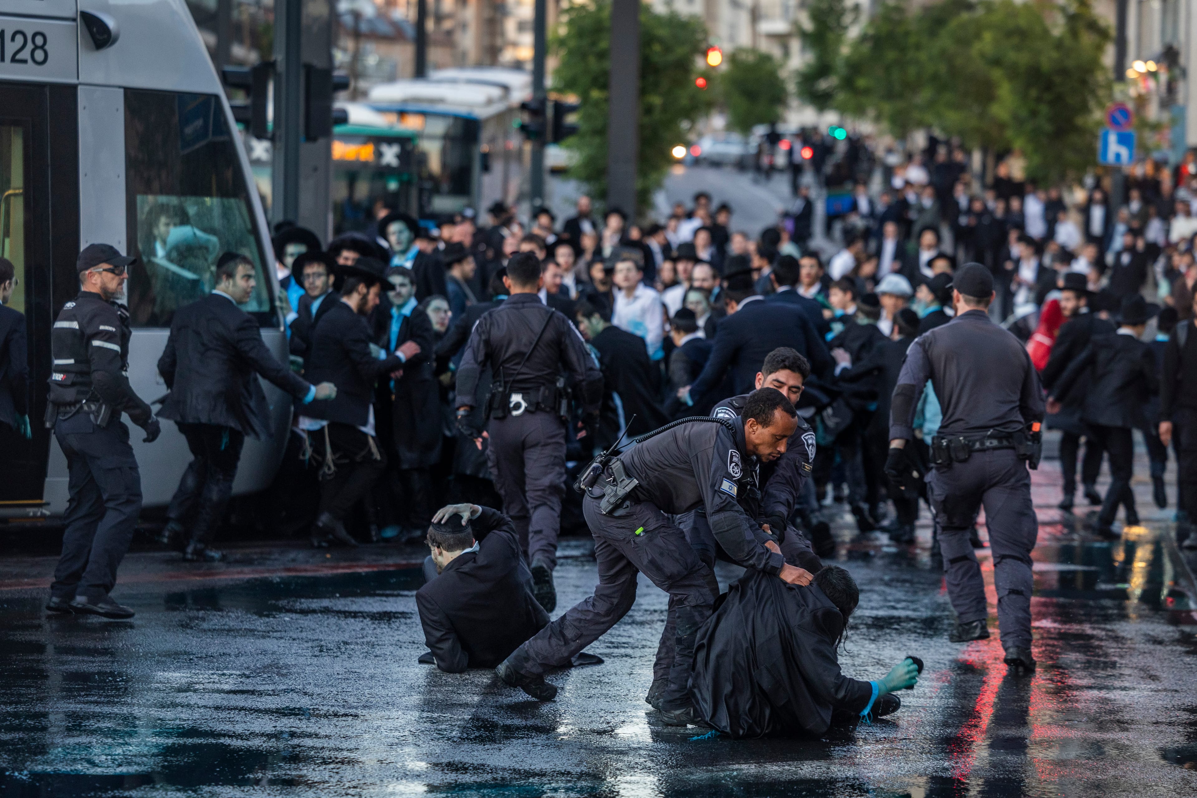 Israeli Police Brace for Major Ultra-Orthodox Protest in Central Israel Today