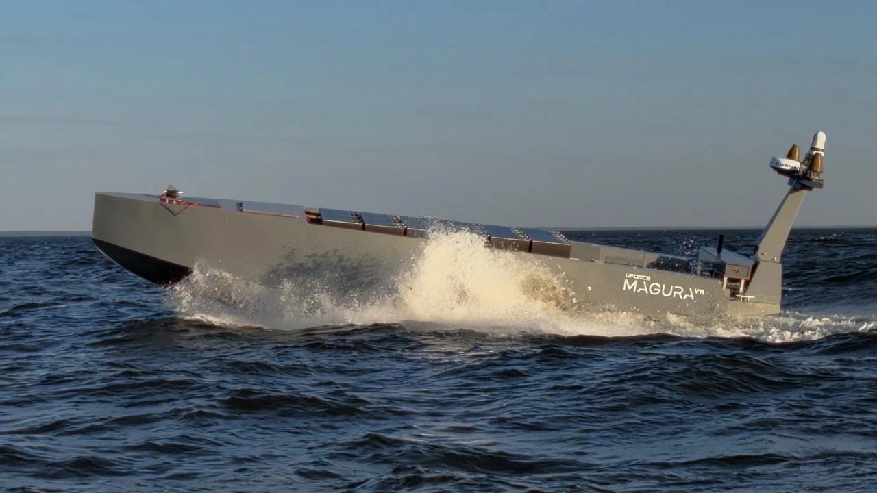 Ukraine Unveils Robotic "Aircraft Carrier" Designed to Launch Drone Swarms