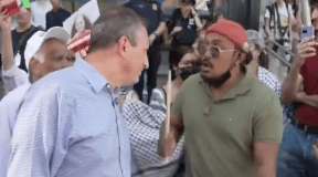 'Get Out': Brad Lander Verbally Attacked at a Left Protest | WATCH