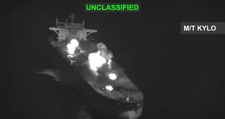 US Disables Iranian Oil Tankers After Missile Attack on American Warships