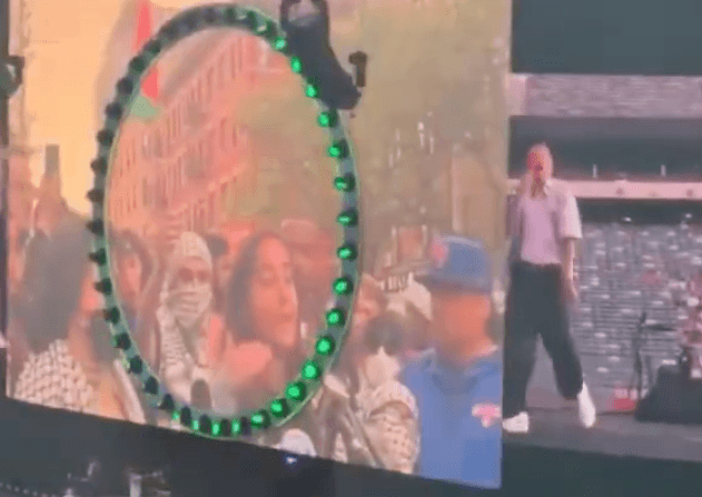 Macklemore Calls for "Free Palestine" at Ed Sheeran Stadium Show | WATCH