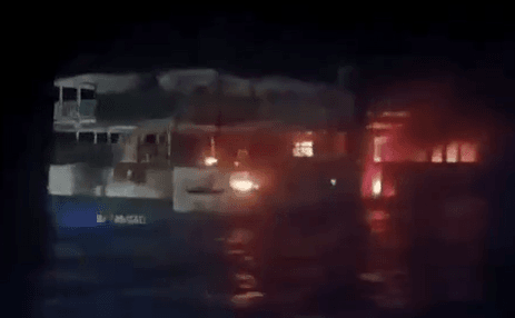 Ferry Fire Off Philippine Coast Leaves Five Dead, Over 80 Missing