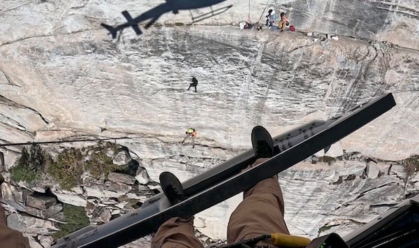 Climber Rescued From 700-Foot Cliff Face in Heart-Stopping Helicopter Operation