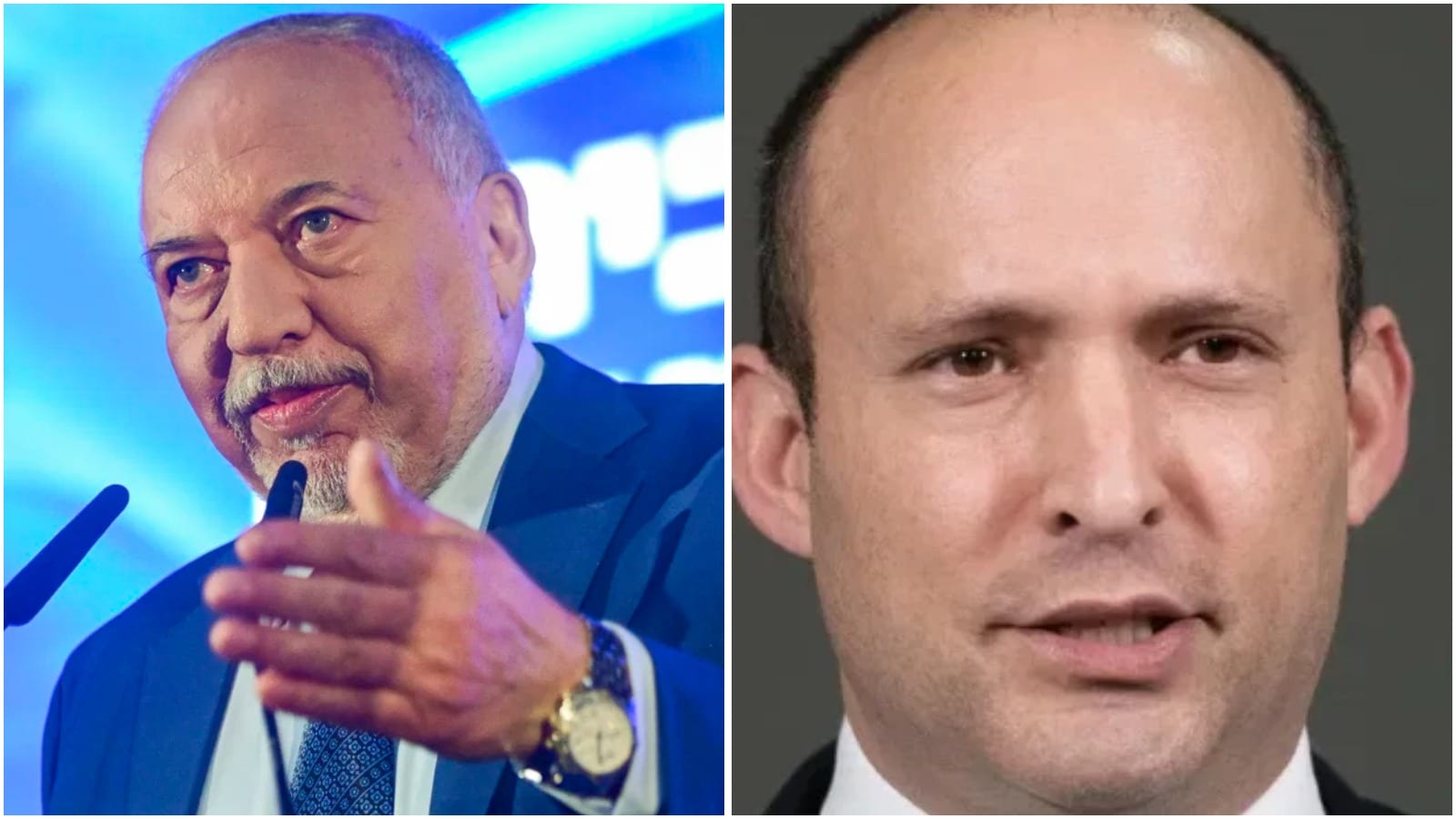 Liberman and Bennett Hold Joint Political Meeting as Polls Tighten