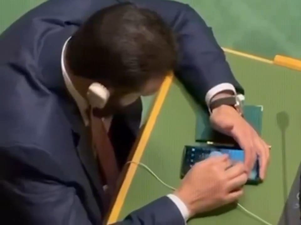 Syrian President Scrolls Social Media as Erdogan Addresses UN