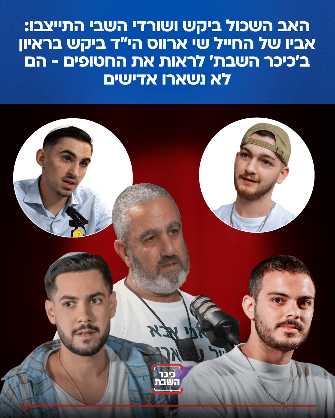 Freed Hostages Reach Out to Bereaved Father Rafi Arvas: We Love You and would be Honored to Visit