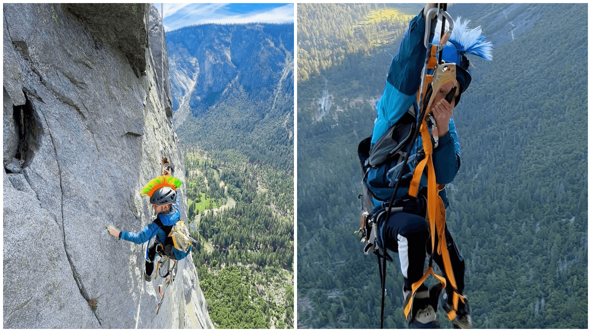 American Boy Celebrates Seventh Birthday 3,000 Feet Up El Capitan