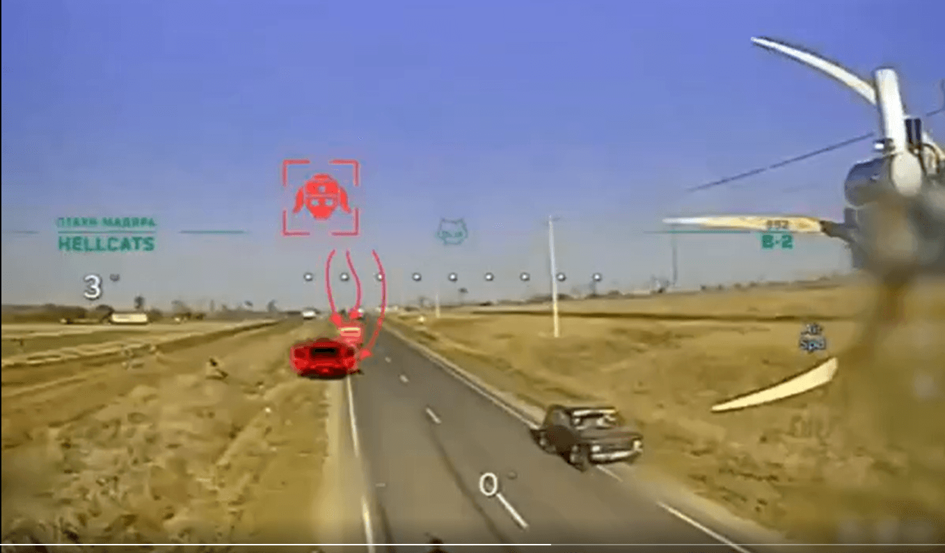 Ukrainian Drone Flies over Russian Anti-Drone Unit, Causes Head-On Collision