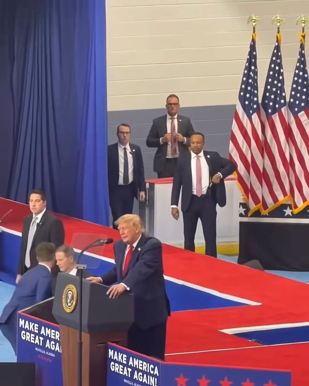 Secret Service Agents Nearly Drew Weapons at Trump Alaska Rally After Security Scare