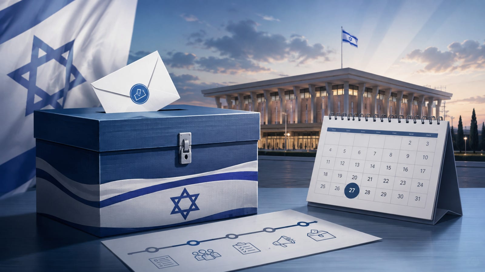 בחירות 2026: כל התאריכים החשובים בדרך לבחירות לכנסת ה-26