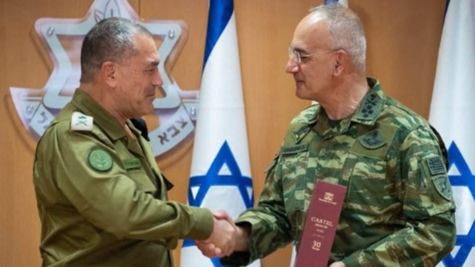 הרמטכ"ל אייל זמיר נפגש עם רמטכ"ל יוון בביקורו הרשמי בישראל