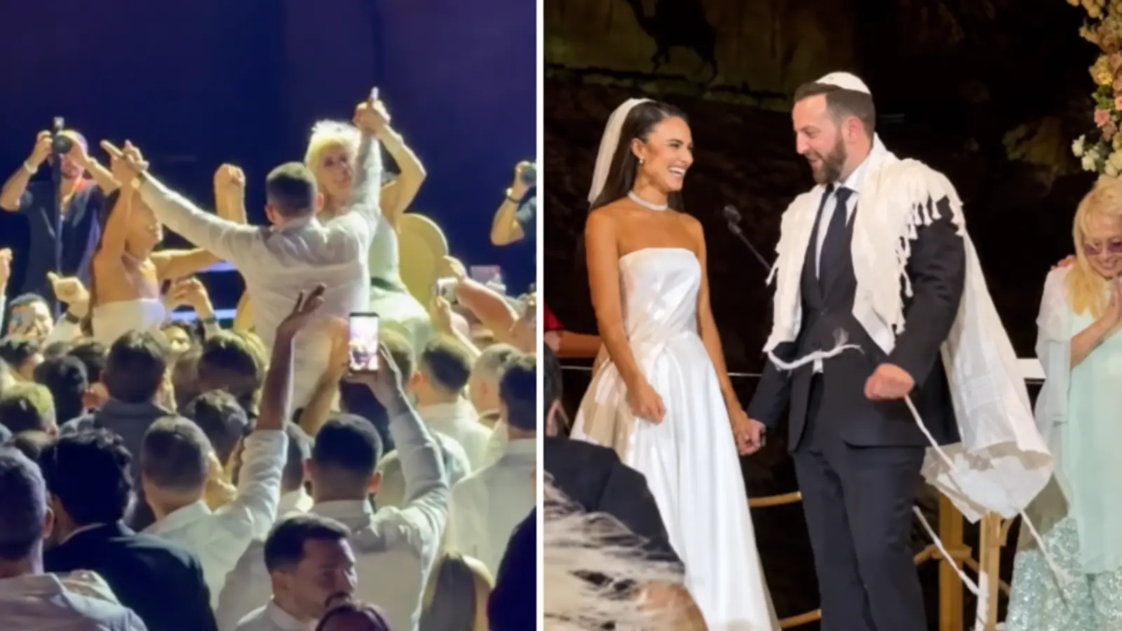 האישה העשירה בישראל ירדה לרחבה: הרגעים הנדירים של מרים אדלסון בחתונת בנה מתן